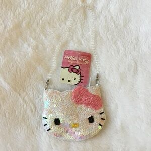 Vintage Sanrio 1976-2003 Hello Kitty Beaded Sequin Coin Purse